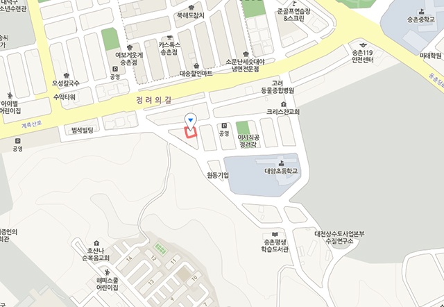 가정살리기운동본부 대전원가족심리상담센터_하단_지도